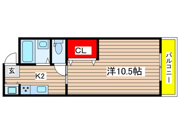 村上ハイツの物件間取画像